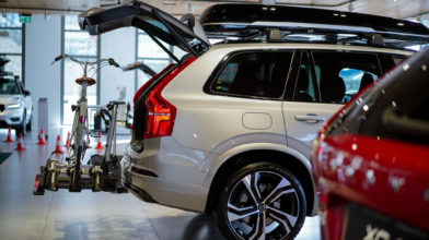 Bagażnik rowerowy na hak Volvo