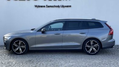 Volvo V60 R-Design używane szare bok