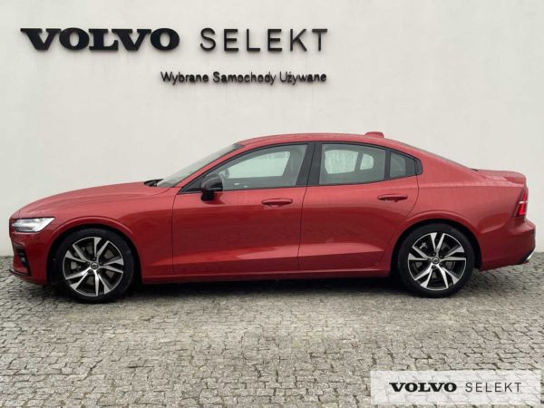 Volvo S60 R-Design używane czerwone bok