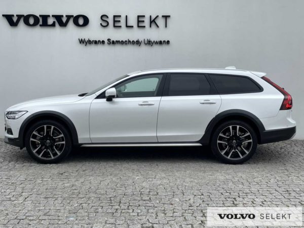 Volvo V90 Cross Country Pro używane białe bok
