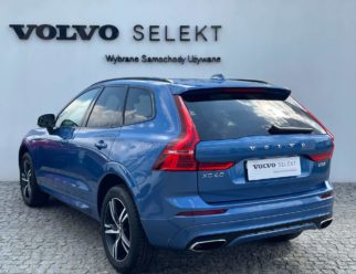 Volvo XC60 R-Design używane niebieskie tył