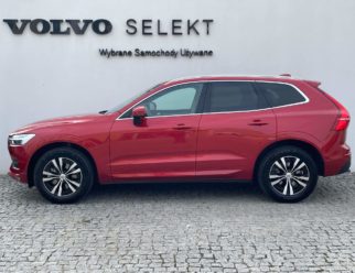 Volvo XC60 używane czerwone bok