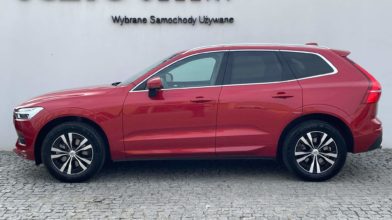 Volvo XC60 używane czerwone bok