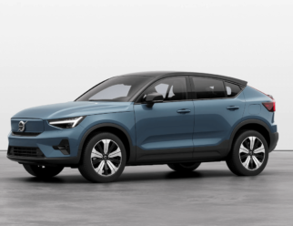Volvo C40 kolor lakieru Fjord Blue przód