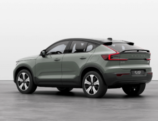Volvo C40 kolor lakieru Sage Green tył