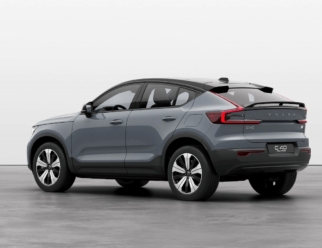 Volvo C40 kolor lakieru Thunder Grey tył