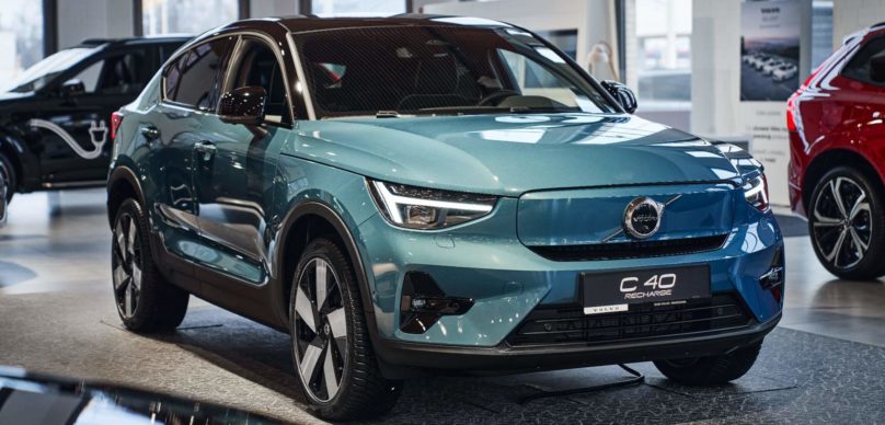 Volvo C40 Recharge Fjord Blue przód