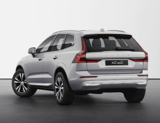Volvo XC60 Recharge kolor Silver Dawn tył