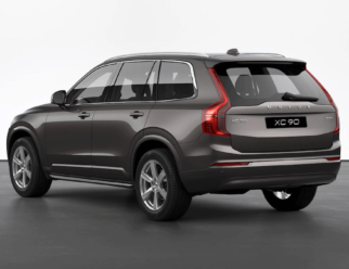 Volvo XC90 kolor lakieru Platinum Grey tył