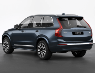 Volvo XC90 Recharge kolor Denim Blue tył