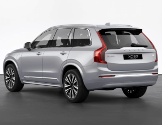 Volvo XC90 Recharge kolor Silver Dawn tył