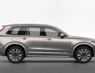 Volvo XC90 Recharge kolor Bright Dusk bok