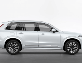 Volvo XC90 Recharge kolor Crystal White bok
