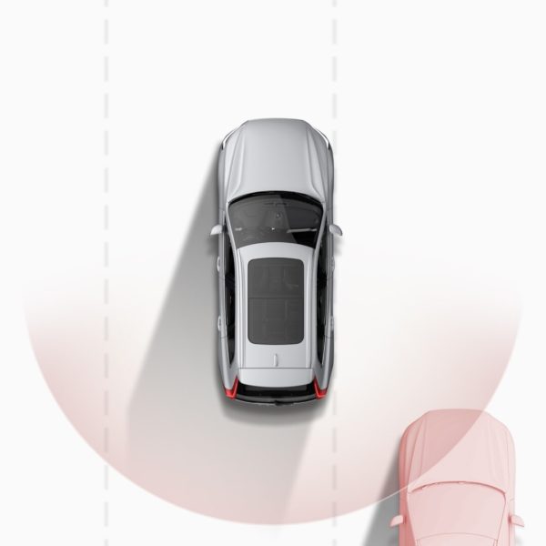 Volvo BLIS monitorowanie martwego pola