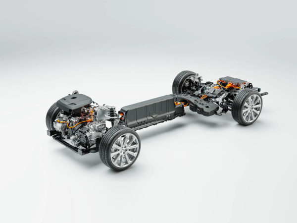 Volvo XC90 Recharge konstrukcja napędu elektrycznego