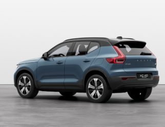 Volvo XC40 Recharge Electric Fjord Blue tył