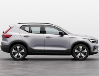 Volvo XC40 Recharge Electric Silver Dawn bok