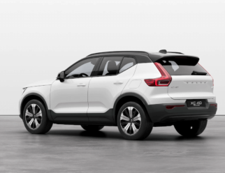Volvo XC40 Recharge Electric Crystal White tył