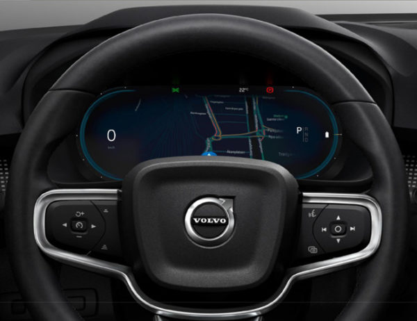 Volvo XC40 Recharge Electric 12-calowy wyświetlacz