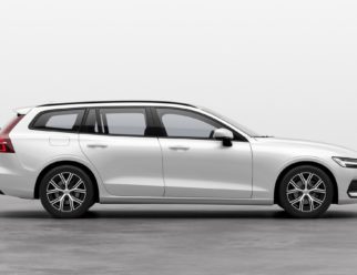 Volvo V60 kolor lakieru Crystal White bok