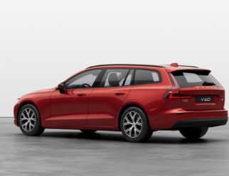 Volvo V60 kolor lakieru Fusion Red tył