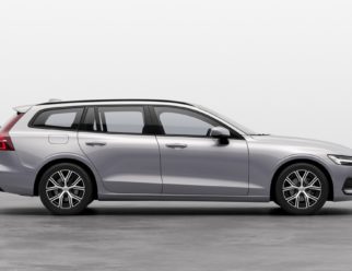 Volvo V60 kolor lakieru Silver Dawn bok