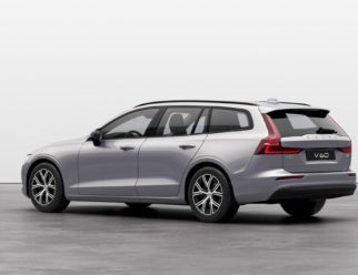 Volvo V60 kolor lakieru Silver Dawn tył