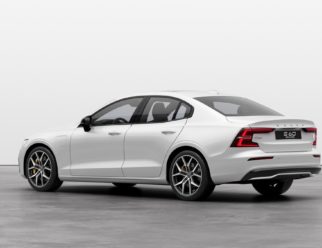 Volvo S60 Recharge kolor Crystal White tył