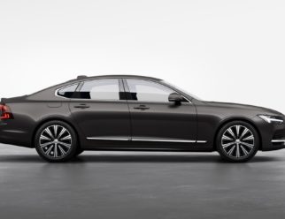 Volvo S90 Recharge kolor Platinum Grey bok