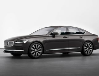 Volvo S90 Recharge kolor Platinum Grey przód