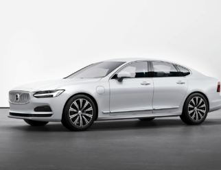 Volvo S90 Recharge kolor Crystal White przód