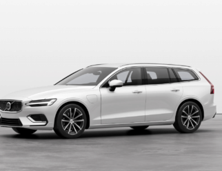 Volvo V60 Recharge kolor Crystal White przód