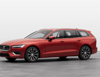 Volvo V60 Recharge kolor Fusion Red przód