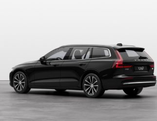 Volvo V60 Recharge kolor Black Stone tył