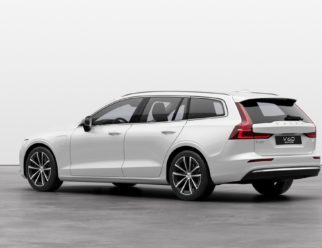 Volvo V60 Recharge kolor Crystal White tył