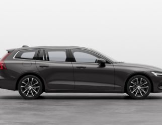 Volvo V60 Recharge kolor Platinum Grey bok