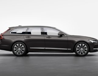 Volvo V90 Recharge kolor Platinum Grey bok