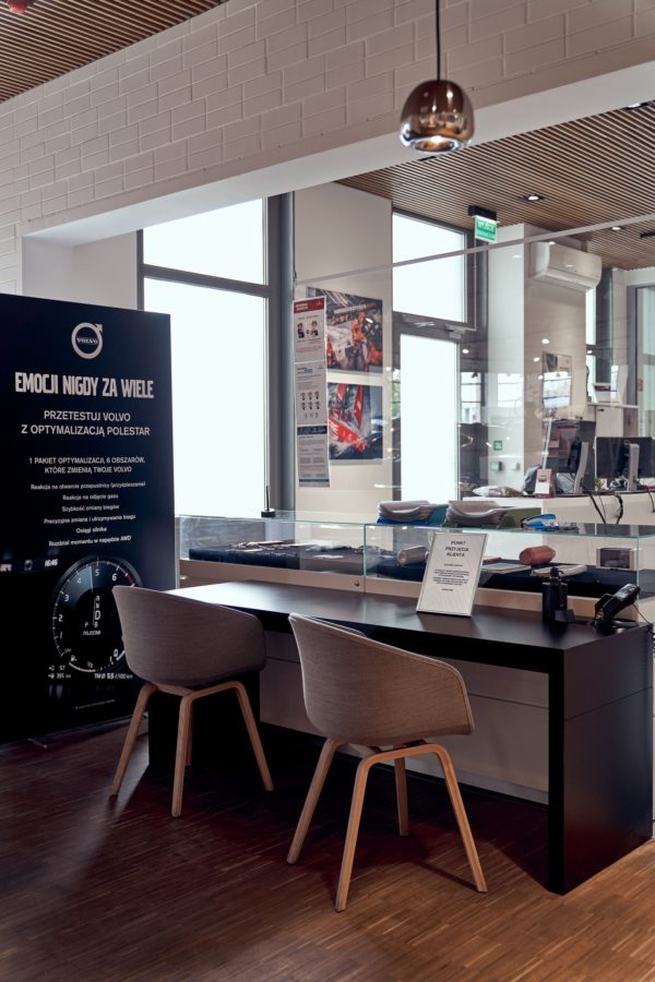 Recepcja serwisu Dom Volvo
